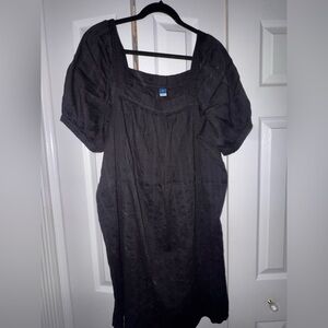 Old Navy Black Square Neck Dress